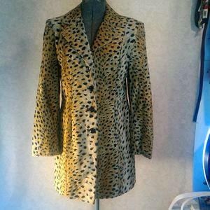 Banu leopard print jacket sz 8